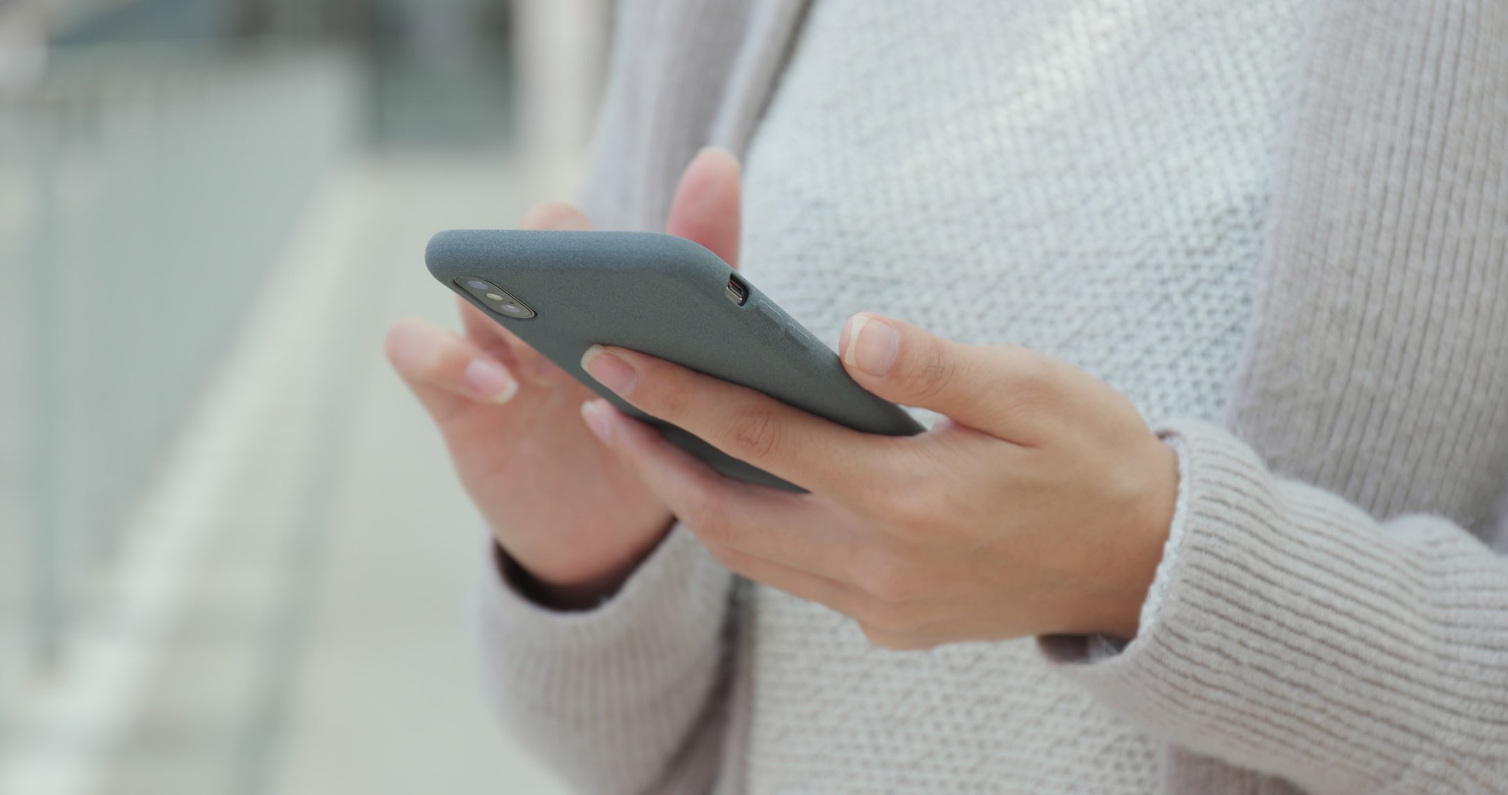 Woman Using Phone